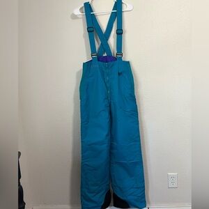 Rare Vintage 90s Columbia Sportswear M Blue Snow Pants Ski Bib